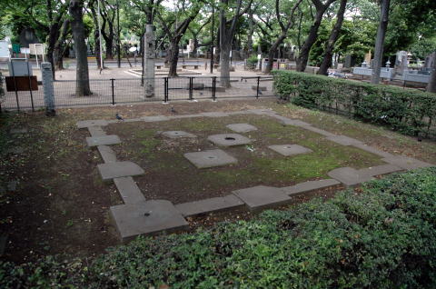 谷中天王寺五重塔跡