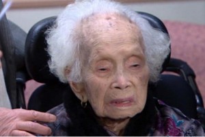 猪飼たねさん。記録上最も長生きした日本人女性。