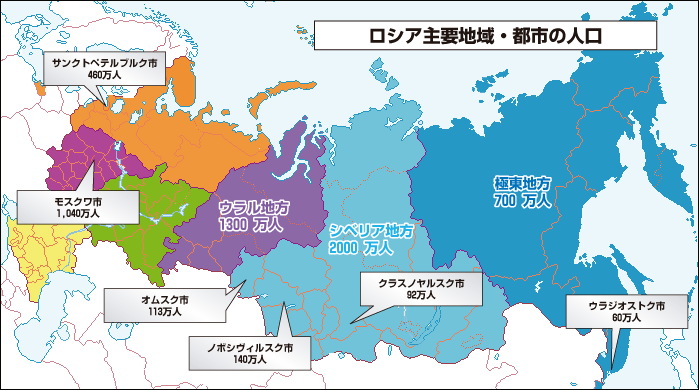 ロシア地図